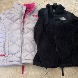 Two north face jacket 7/8